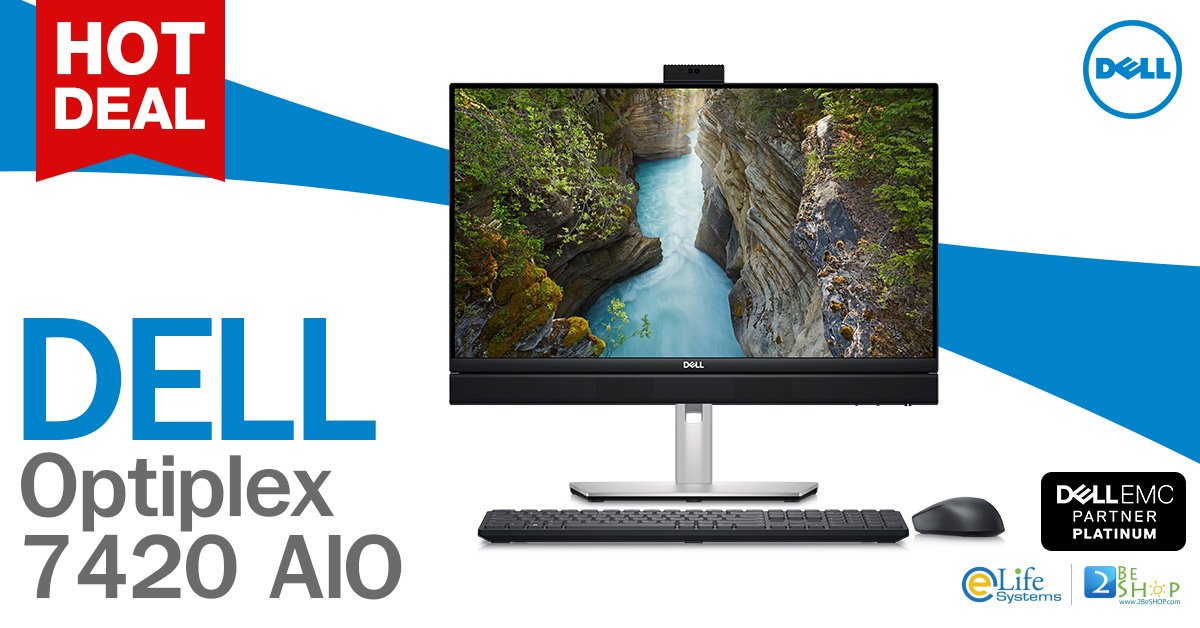 Ordinateur Tout-en-Un Dell OptiPlex 7420 (35W) AIO i5 23.8